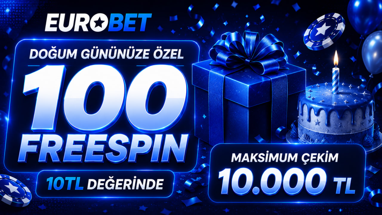 Doğum Gününe Özel 100 FreeSpin Bonusu